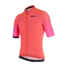 SANTINI κοντομάνικες φανέλα - KARMA MILLE - ροζ/πορτοκαλί