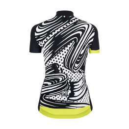 SANTINI κοντομάνικες φανέλα - GIADA POP LADY - λευκό/κίτρινο/μαύρο