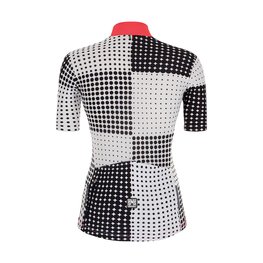 SANTINI κοντομάνικες φανέλα - TONO SFERA LADY - μαύρο/λευκό