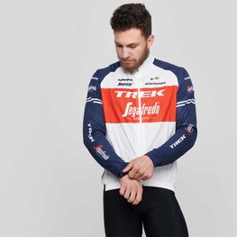 SANTINI αντιανεμικά μπουφάν - TREK SEGAFREDO 2021 - κόκκινο/λευκό/μπλε