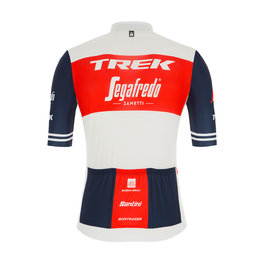 SANTINI κοντομάνικες φανέλα - TREK SEGAFREDO 2021 - κόκκινο/λευκό/μπλε