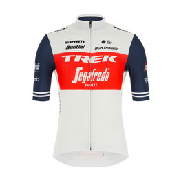 SANTINI κοντομάνικες φανέλα - TREK SEGAFREDO 2020 - μπλε/κόκκινο/λευκό