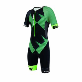 SANTINI φόρμες - X IRONMAN CUPIO - μαύρο/πράσινο