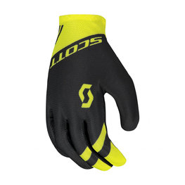 SCOTT γάντια με μακριά δάχτυλα - RC TEAM LF - κίτρινο/μαύρο