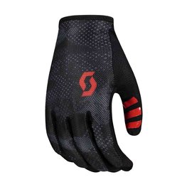 SCOTT γάντια με μακριά δάχτυλα - TRACTION LF - μαύρο/κόκκινο