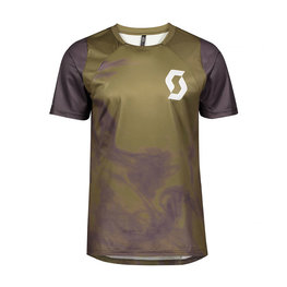 SCOTT κοντομάνικες φανέλα - TRAIL VERTIC - πράσινο/γκρί