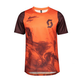 SCOTT κοντομάνικες φανέλα - TRAIL VERTIC - μπορντό/κόκκινο