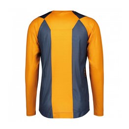 SCOTT θερινές μακρυμάνικες φανέλες - TRAIL VERTIC LS - μπλε/πορτοκαλί