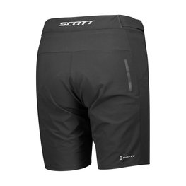 SCOTT κοντά παντελόνια χωρίς ιμάντες - ENDURANCE LS/FIT W/PAD - μαύρο