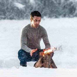 SIX2 μακρυμάνικα μπλουζάκια - TS3 MERINOS - γκρί