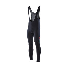 SIX2 μακριά παντελόνια με τιράντες - SLP WINTER - μαύρο