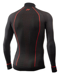 SIX2 μακρυμάνικα μπλουζάκια - TS3 W CU - κόκκινο/μαύρο