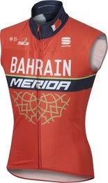 SPORTFUL γιλέκα - BAHRAIN MERIDA 2017 - μαύρο/κόκκινο