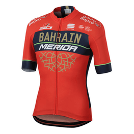 SPORTFUL κοντομάνικες φανέλα - BAHRAIN MERIDA 2018 - μπλε/κόκκινο
