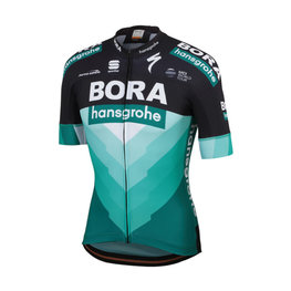 SPORTFUL κοντομάνικες φανέλα - BORA HANSGROHE 2019 - μαύρο/πράσινο