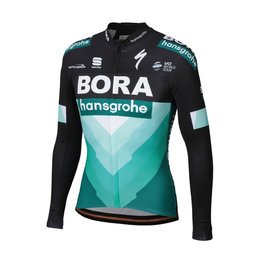 SPORTFUL χειμερινές μακρυμάνικες φανέλες - BORA 2019 WINTER - μαύρο/πράσινο