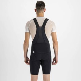SPORTFUL κοντά παντελόνια με τιράντες - TOTAL COMFORT - μαύρο