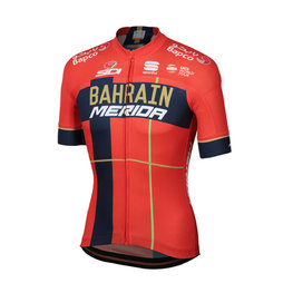 SPORTFUL κοντομάνικες φανέλα - BAHRAIN MERIDA 2019 - κόκκινο/μπλε