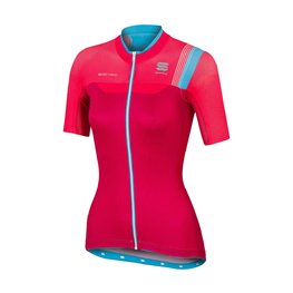 SPORTFUL κοντομάνικες φανέλα - BODYFIT PRO LADY - ροζ/τιρκουάζ