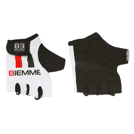 γάντια με κοντά δάχτυλο - STRAPS - κόκκινο/λευκό/μαύρο